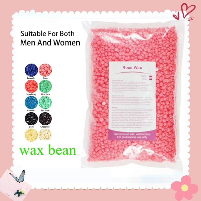 500g/300g/50g Hard Wax Beads For Wax Heater Painless Hair Removal Body Pearl For Wax Warmer Machine Depilatory Brazilian Wax