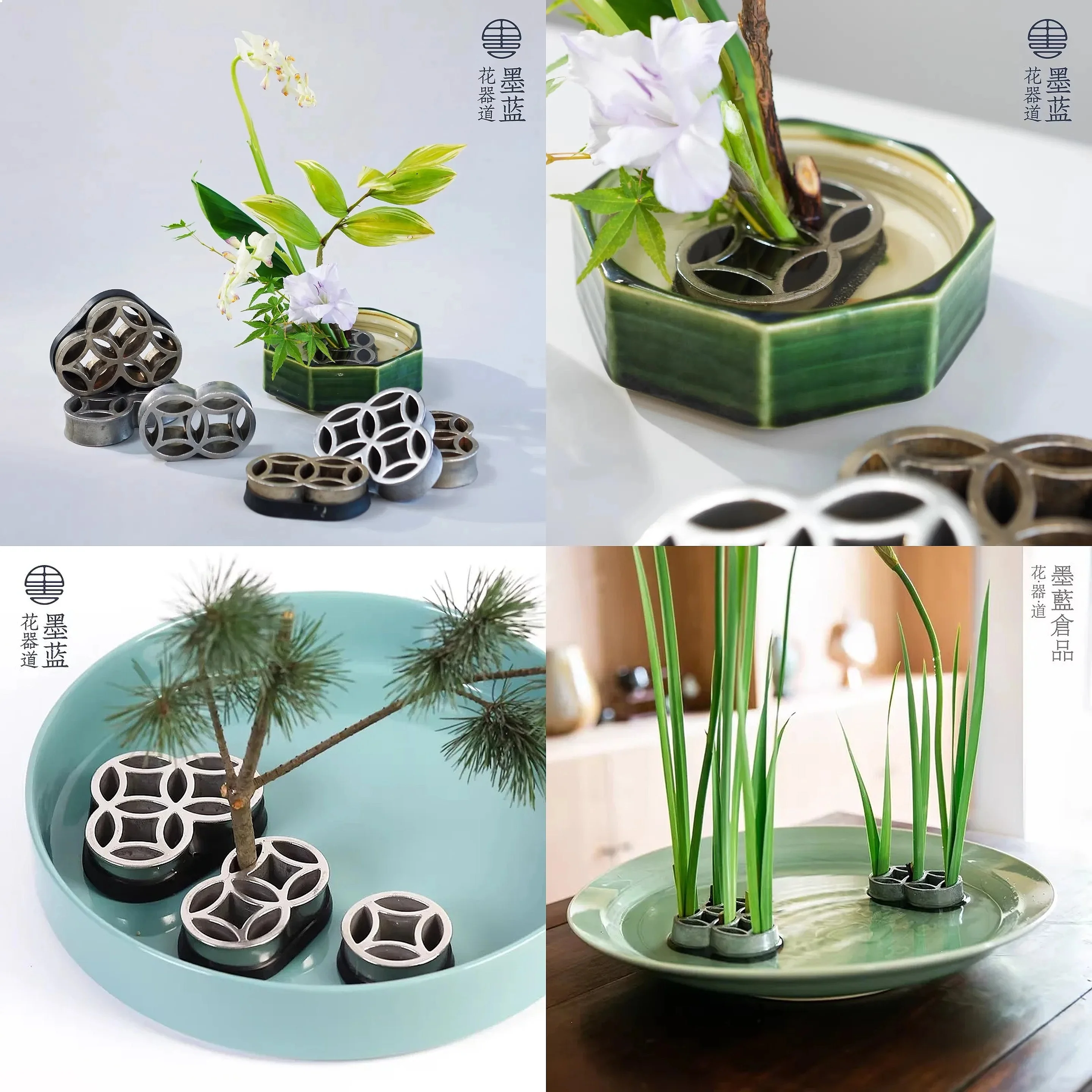 Japanese Ikebana Flower Kenzan Holder Floral Arrangement Stand for DIY Home Decor