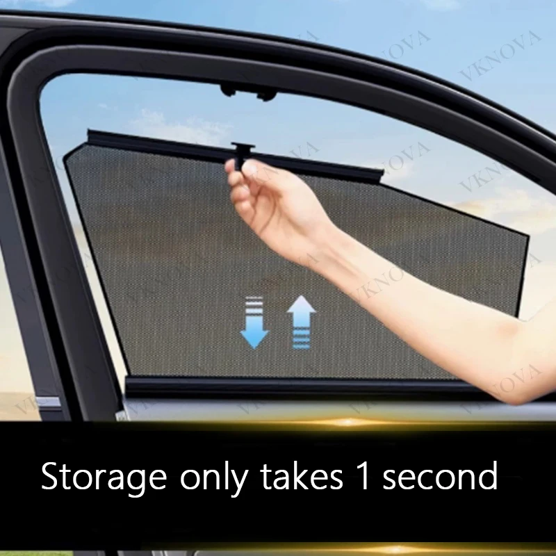 4/2Pcs Heat Shield For Tesla Model 3 Y 2026  Side Windshield Sunshade Customized Fit Car Sunshade UV Protection Auto Accessories
