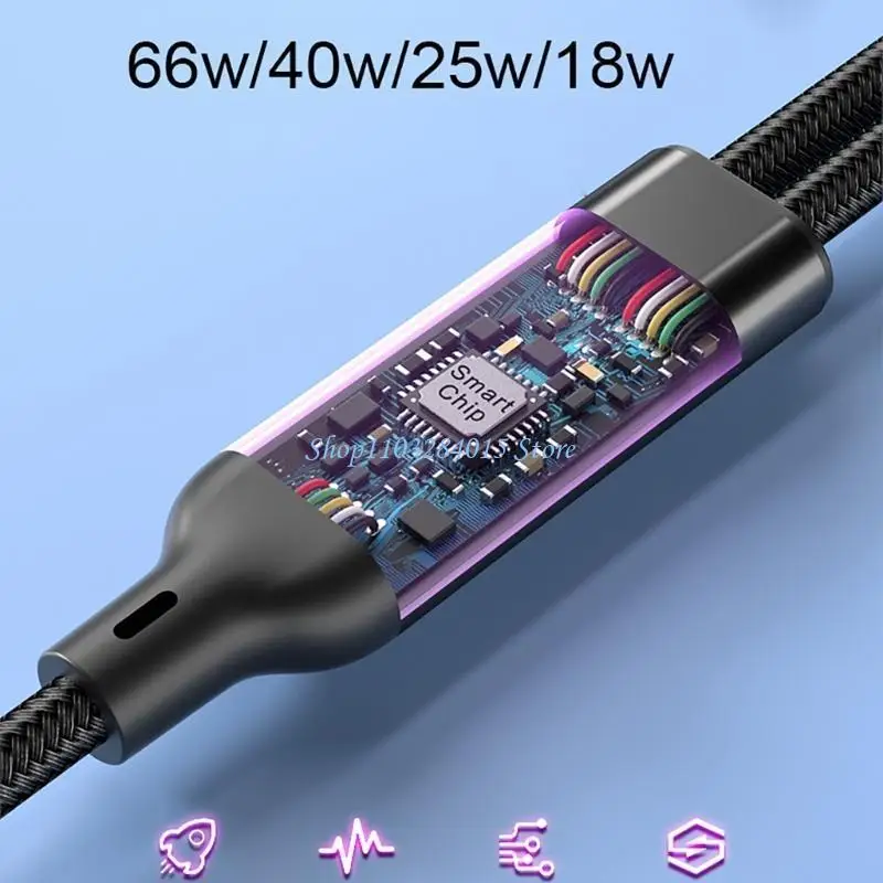 carregamento múltiplo R6FF Universal 2 1 Porta múltipla USB para USB C carregador rápido com conectores tipo