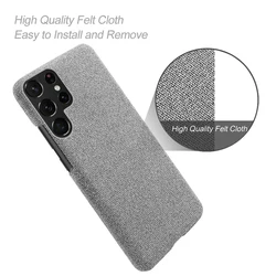 For Samsung Galaxy S23 Ultra S22 S21 S20 S10 Plus 5G S9 S8 Case Cloth Texture Case For Samsung Note 20 10 9 Cover Funda Coque