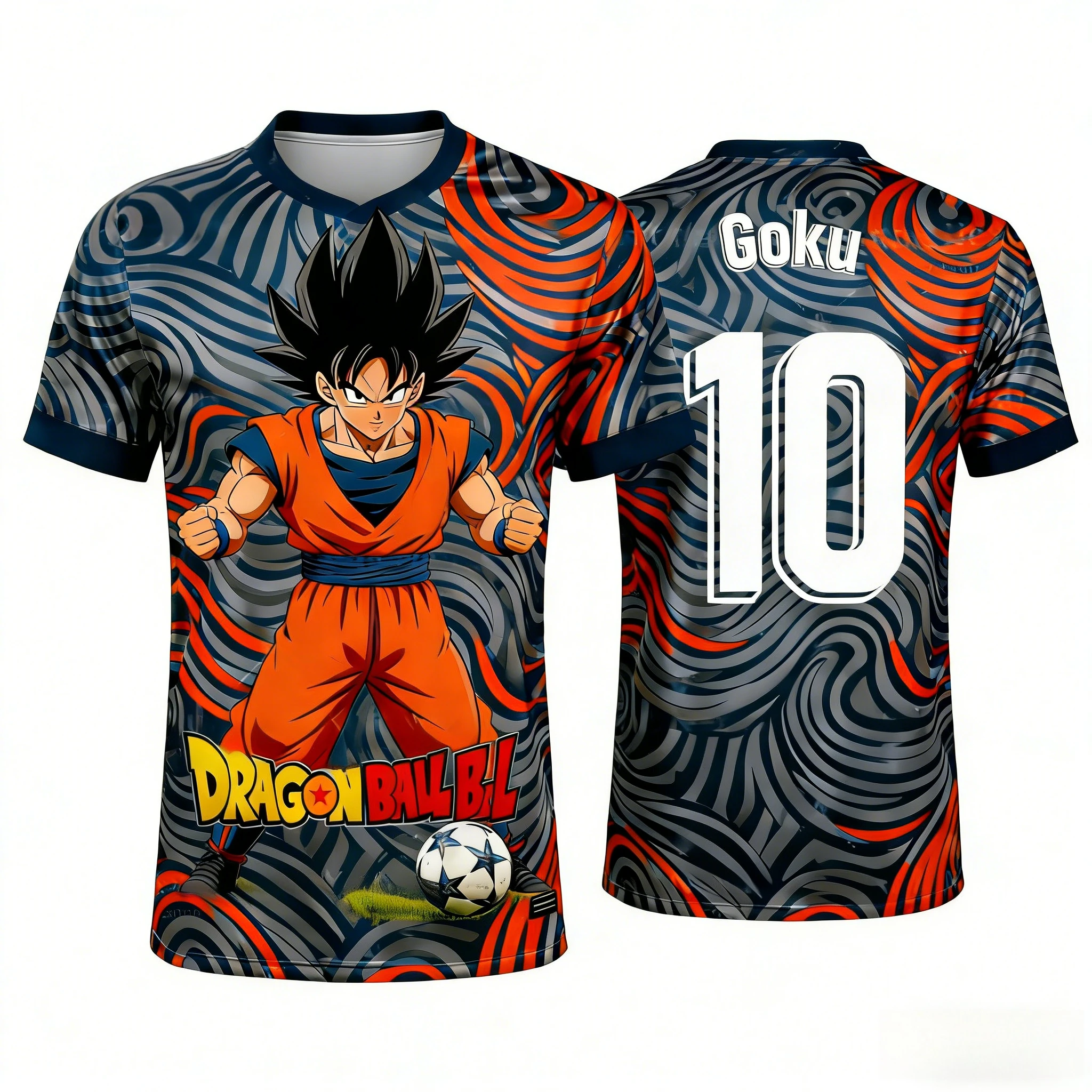 2026 Sommer Dragon Ball Retro Fitness T-Shirt Herren Oversize 3D-Druck Kurzarm Familien-Unisex Kinder-Sportshirt