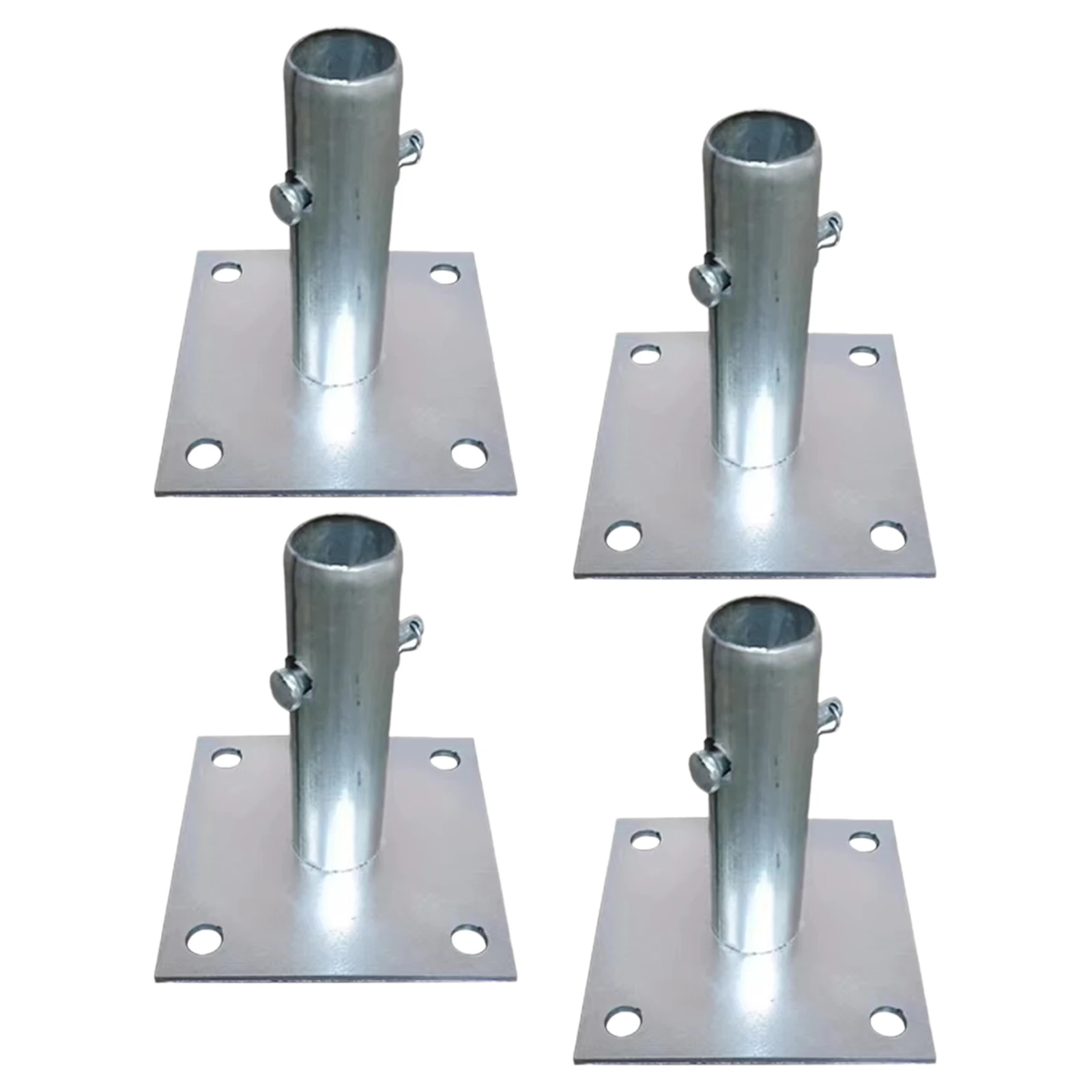 Verzinkter Gerüstbasis mit Stift, quadratische Gerüstbasisplatten, Gerüstteile für den Bau