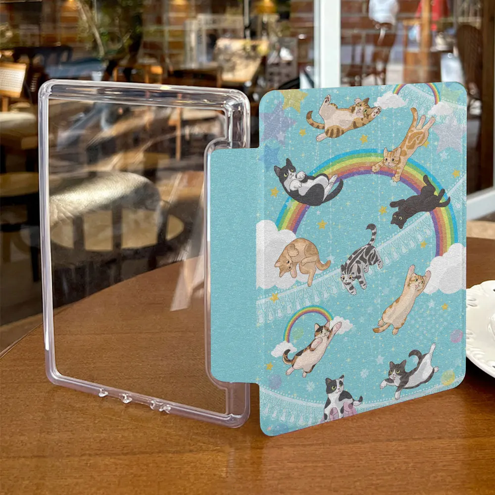 kindle case Acrylic back shell with hand strap,kindle paperwhite