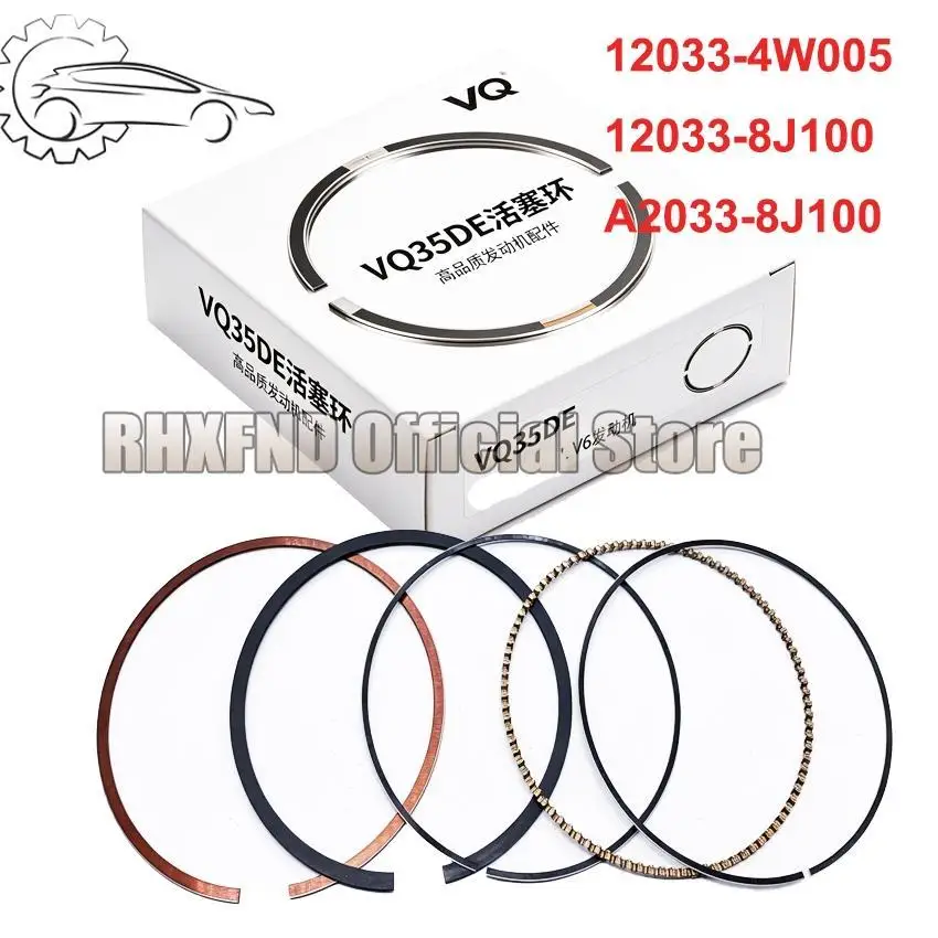 

12033-8J100 12033-4W005 High quality piston ring kit suitable for VQ35DE, VQ40DE Nissan 350Z, Altima, Maxima, Xterra 3.5L 4.0L