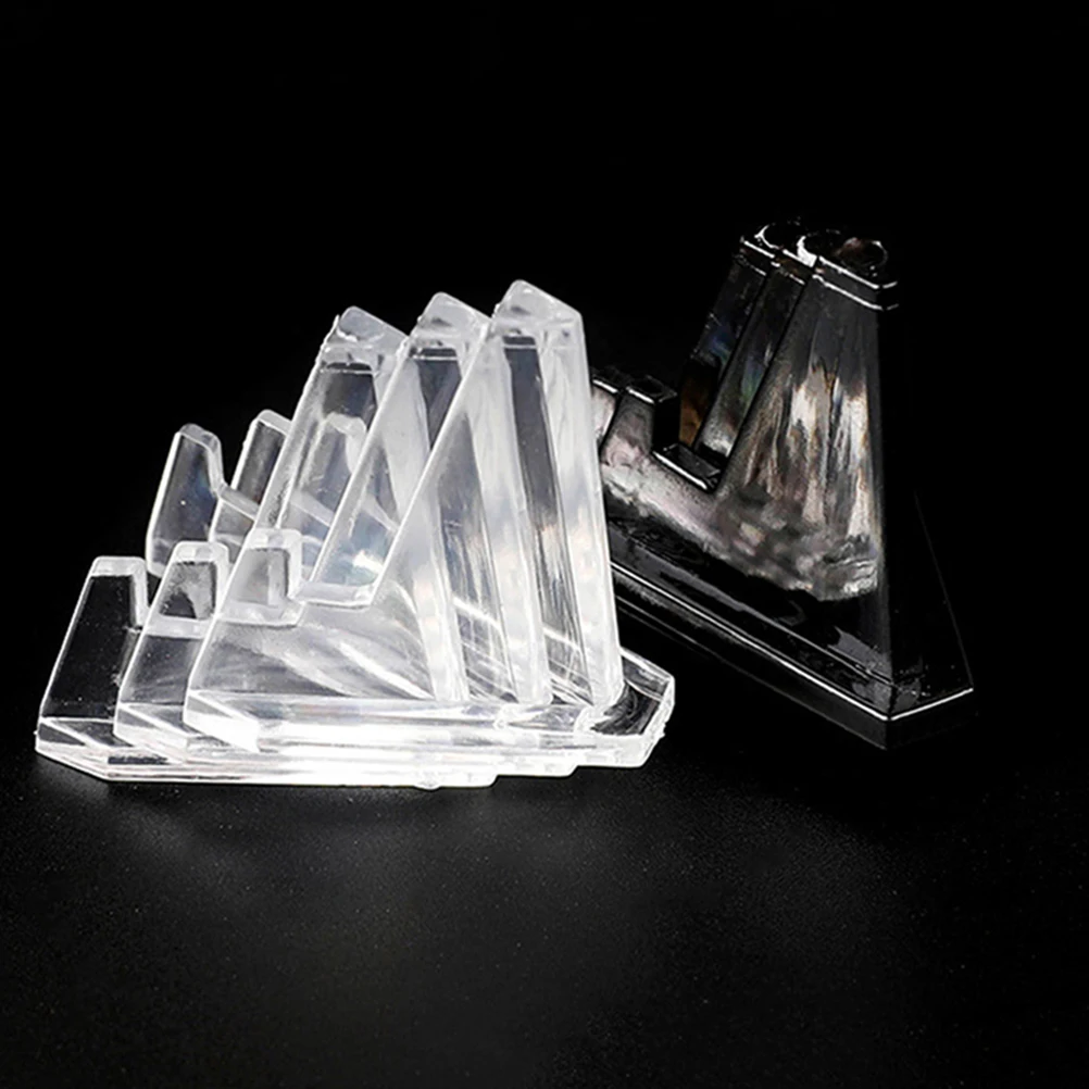 

8 Pcs Clear Display St for Medals Cards Badge Holder Small Easel Lightweight Storage Carry Versatile Stable
