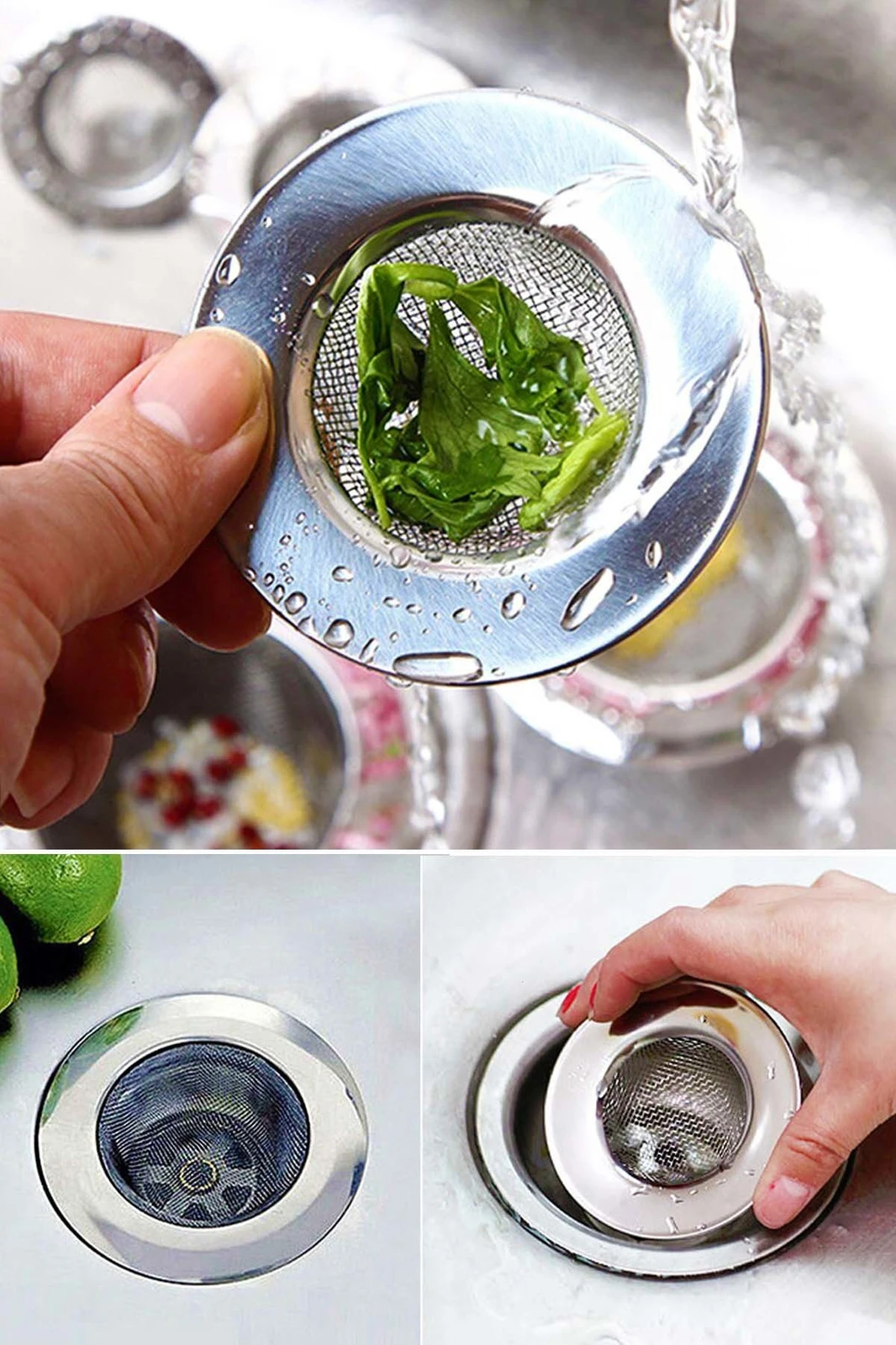 Stainless Steel Sink Strainer Kitchenware Straining Machine Houseware