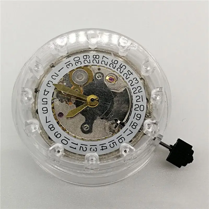 A67M-3X Eta 2824 Movement Replacement Mechanical Automatic Movement Date Display Watch Repair Tool Silver