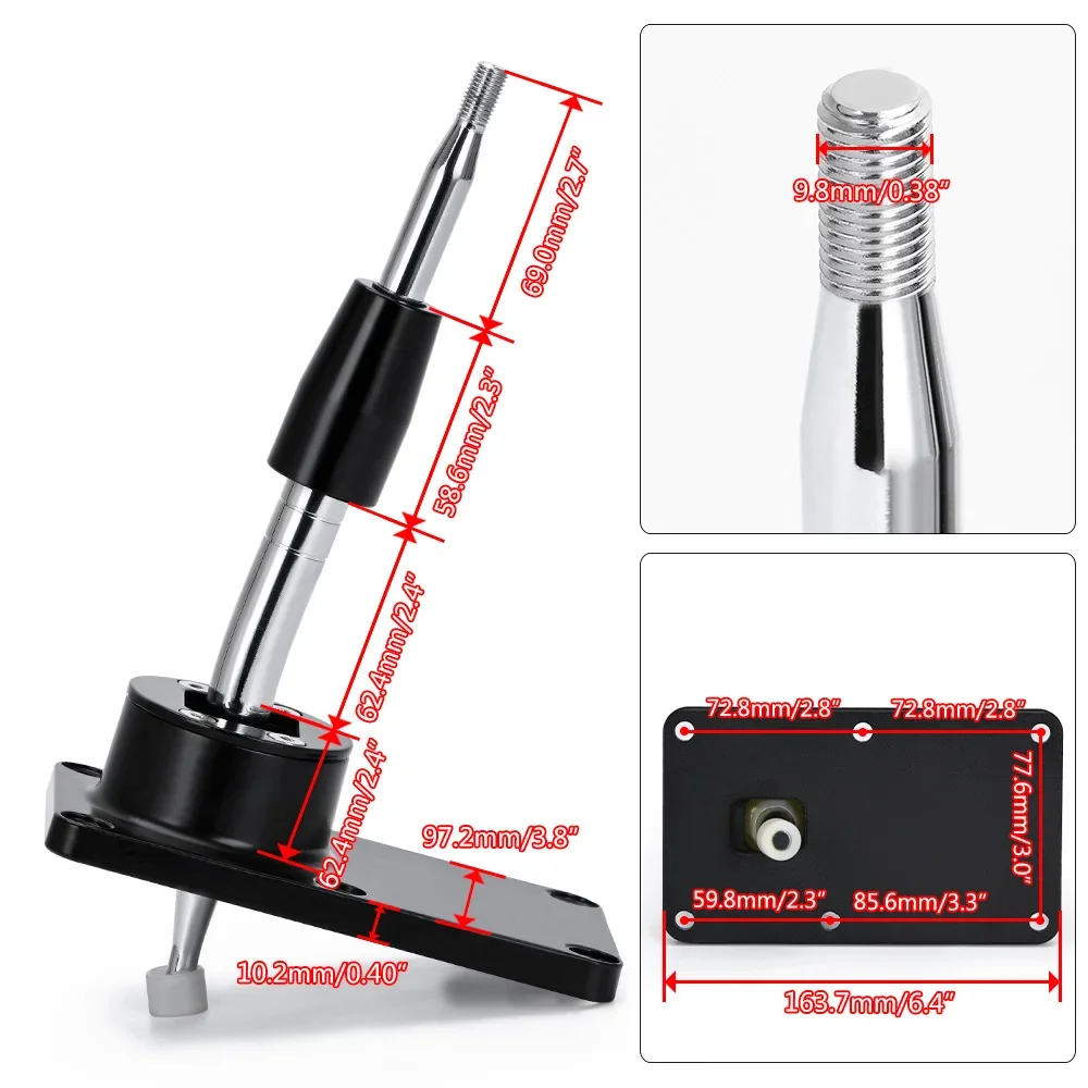 Racing Short Throw Shifter with Base for Nissan 5 Speed Gearboxes for 93-98 Nissan S14 Silvia 200SX/240SX Car Short Shifter Kit