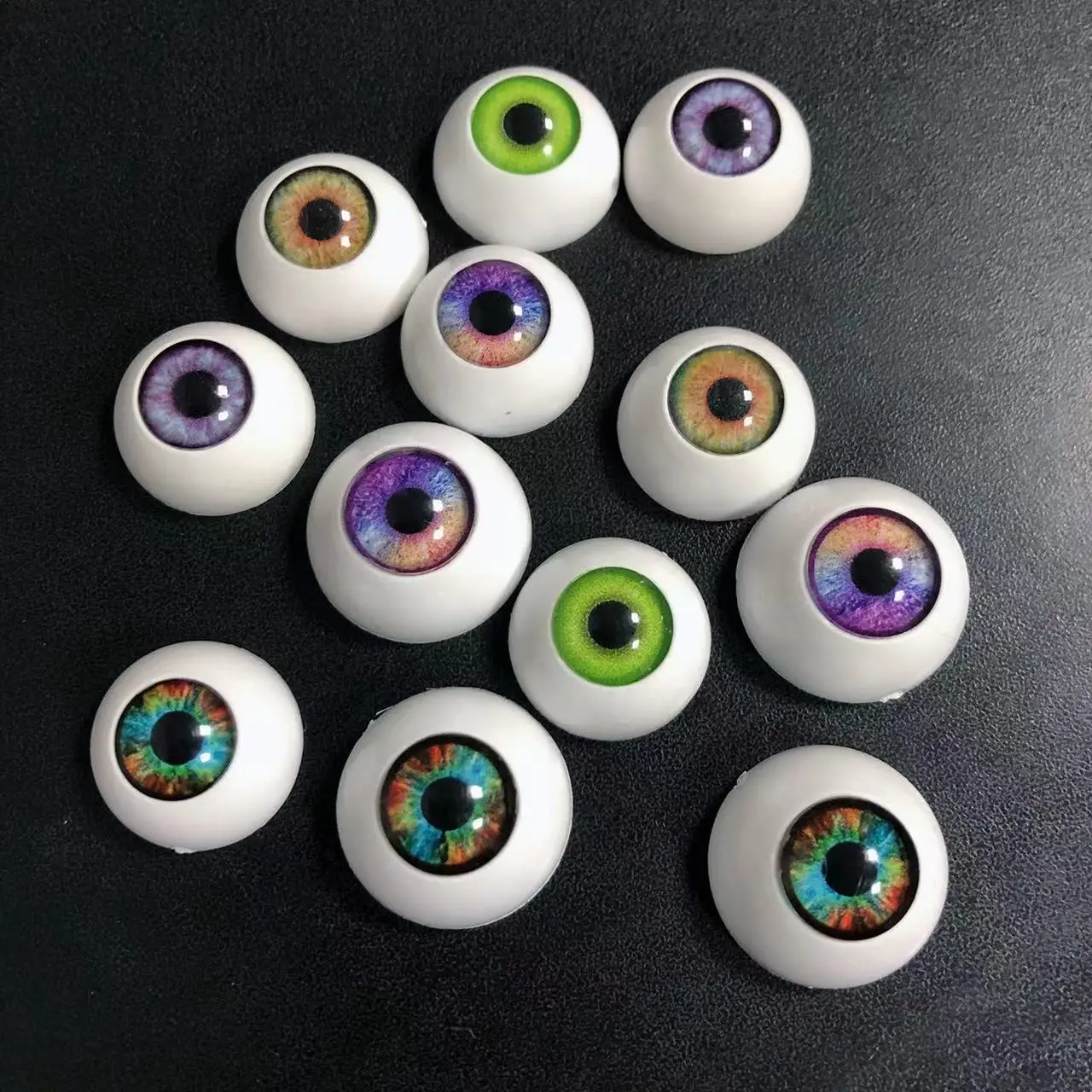 1 Pairs10MM 12mm/14mm/16mm/18mm Eyeball DIY Toy Accessories Eye Plush Animal Eye Accessories Doll Eyeball Bjd Doll Eyes