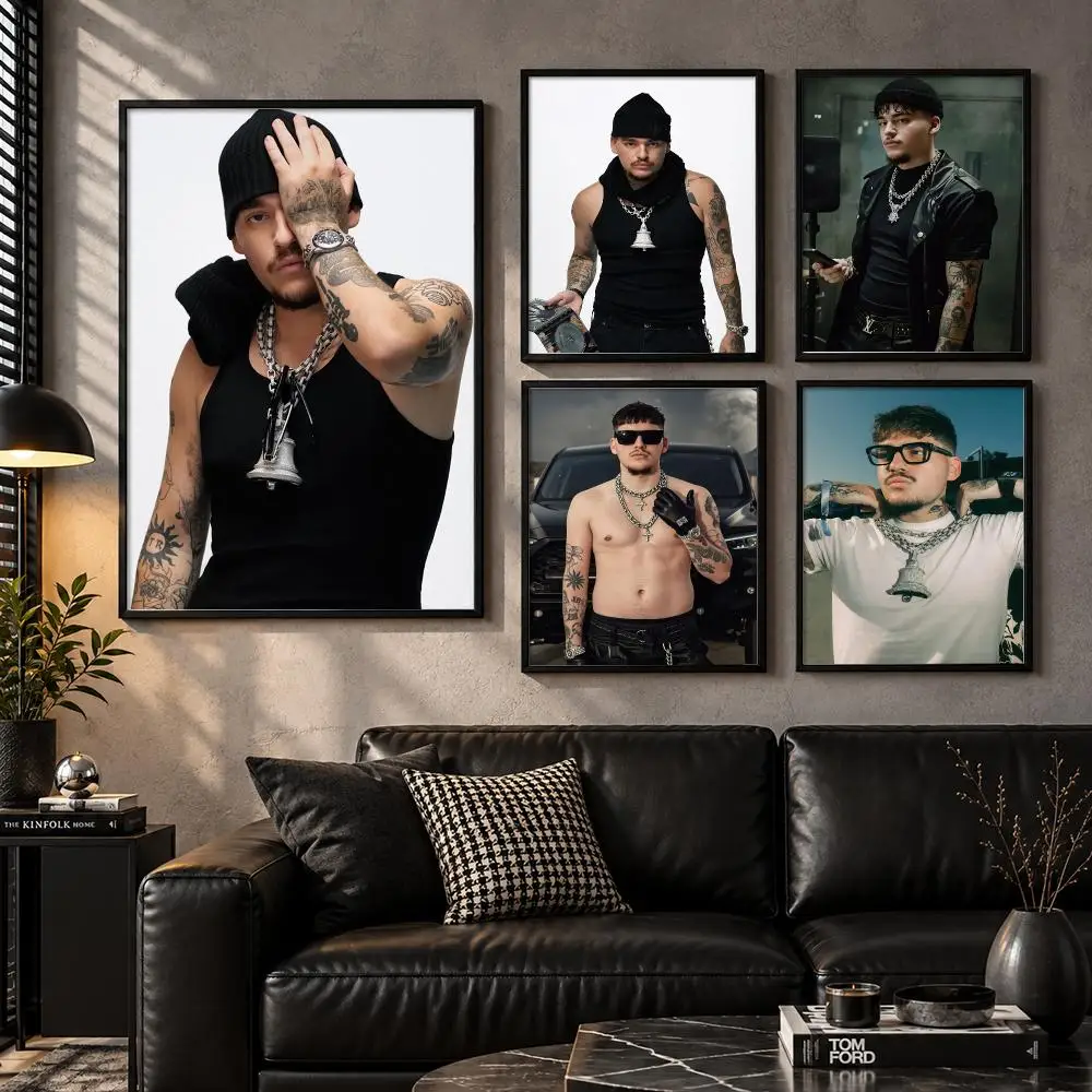 Yeat Rapper Trap Music Future Rage Sound Aesthetics Poster Self-Adhesive Unframed Fashion Wall Prints for Office & Home Decor