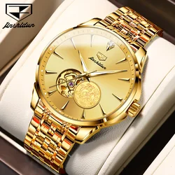 JSDUN Fashion Luxury Man Watch Waterproof Stainless Steel Automatic Mechanical Men's Wrist Watches New Classic Wrist Watch Men