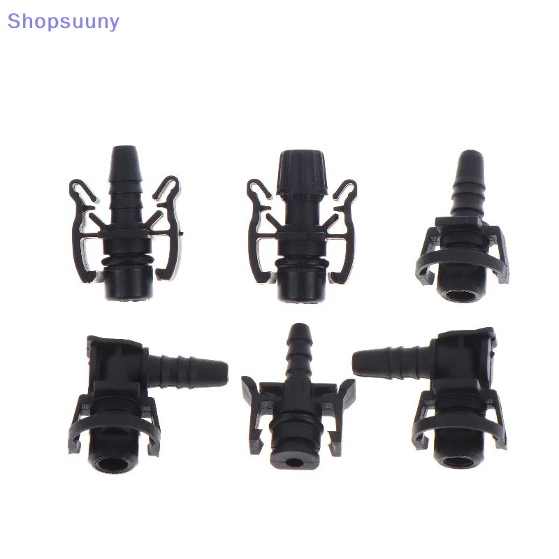 [SU]1/5Pcs Quick Connector Car Expansion Water Tank Water Hose Straight Connect Connector ABS For C1B18C362AA Car Accessory[SU]