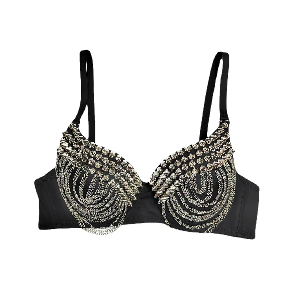 

Женский сексуальный бюстгальтер-корсет с рыбьей косточкой — бюстье с открытой спиной и бахромой из бисера для клубной одежды, нижнего белья для вечеринок и вечеринок