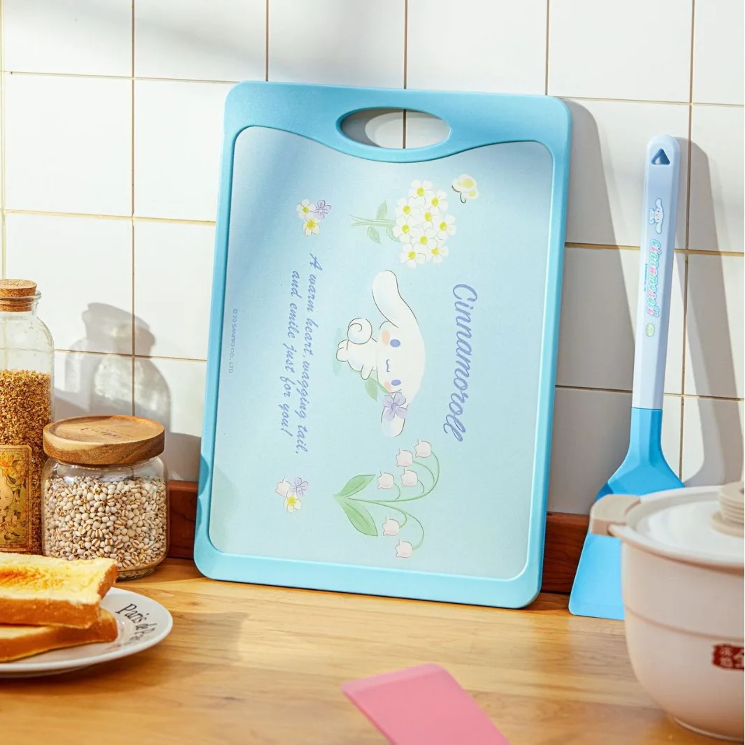 Nowa deska do krojenia ze stali nierdzewnej z kreskówkowymi przyborami kuchennymi Sanrio Urocza dwustronna deska do krojenia do żywności uzupełniającej