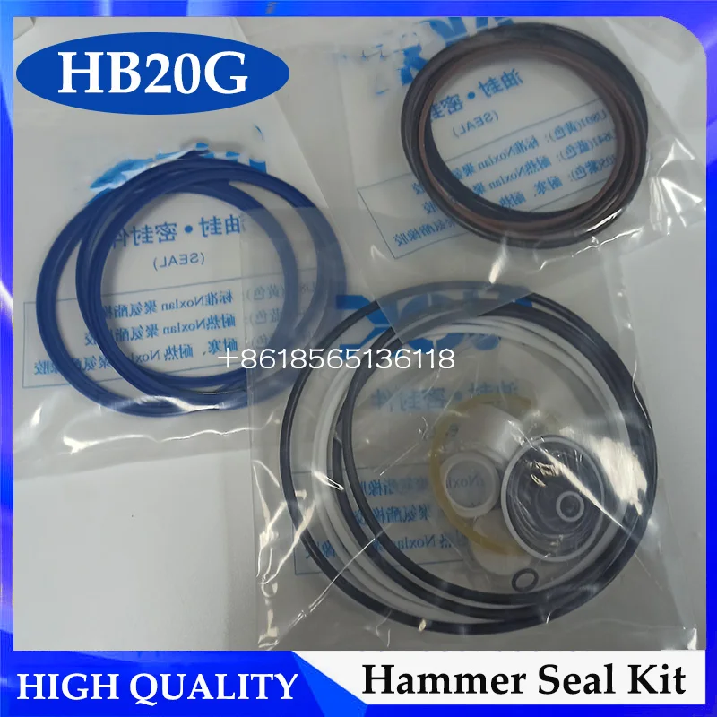 

Hydraulic Rock Breaker Seal Kit HB20G Breaker Hammer Hydraulic Cylinder Repair Kit