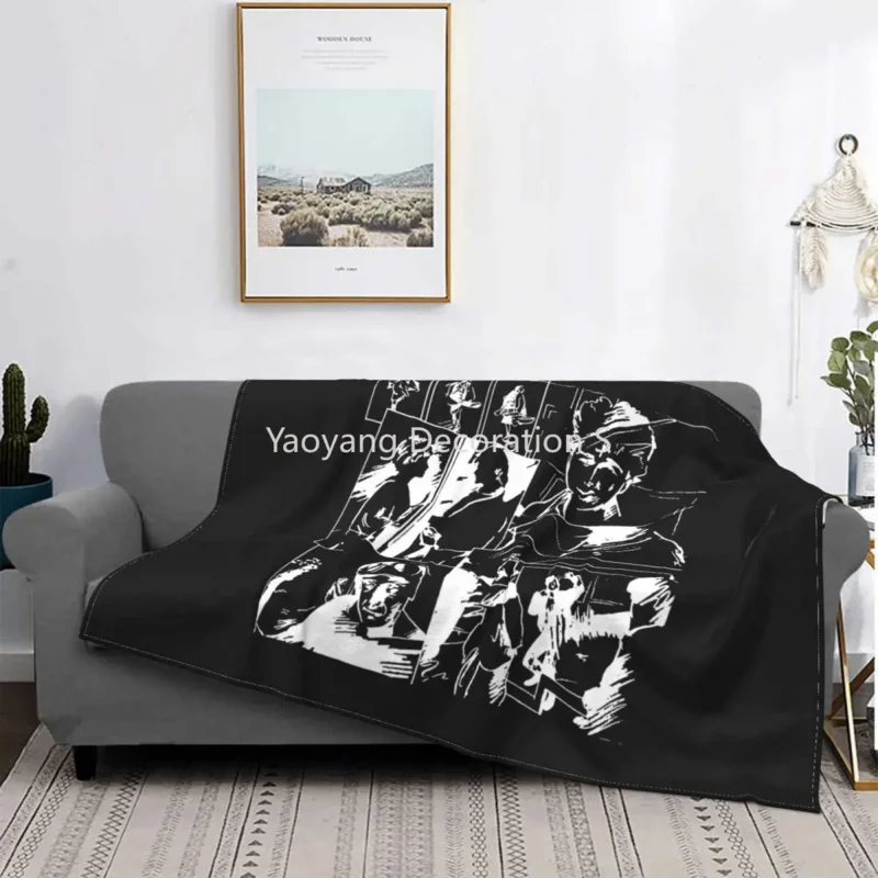 

A-Ha 80S Music Video Take On Me Retro 525 Blanket Shaggy For Bed Ultra-Soft Faux Fur Throw Decorative Sofa