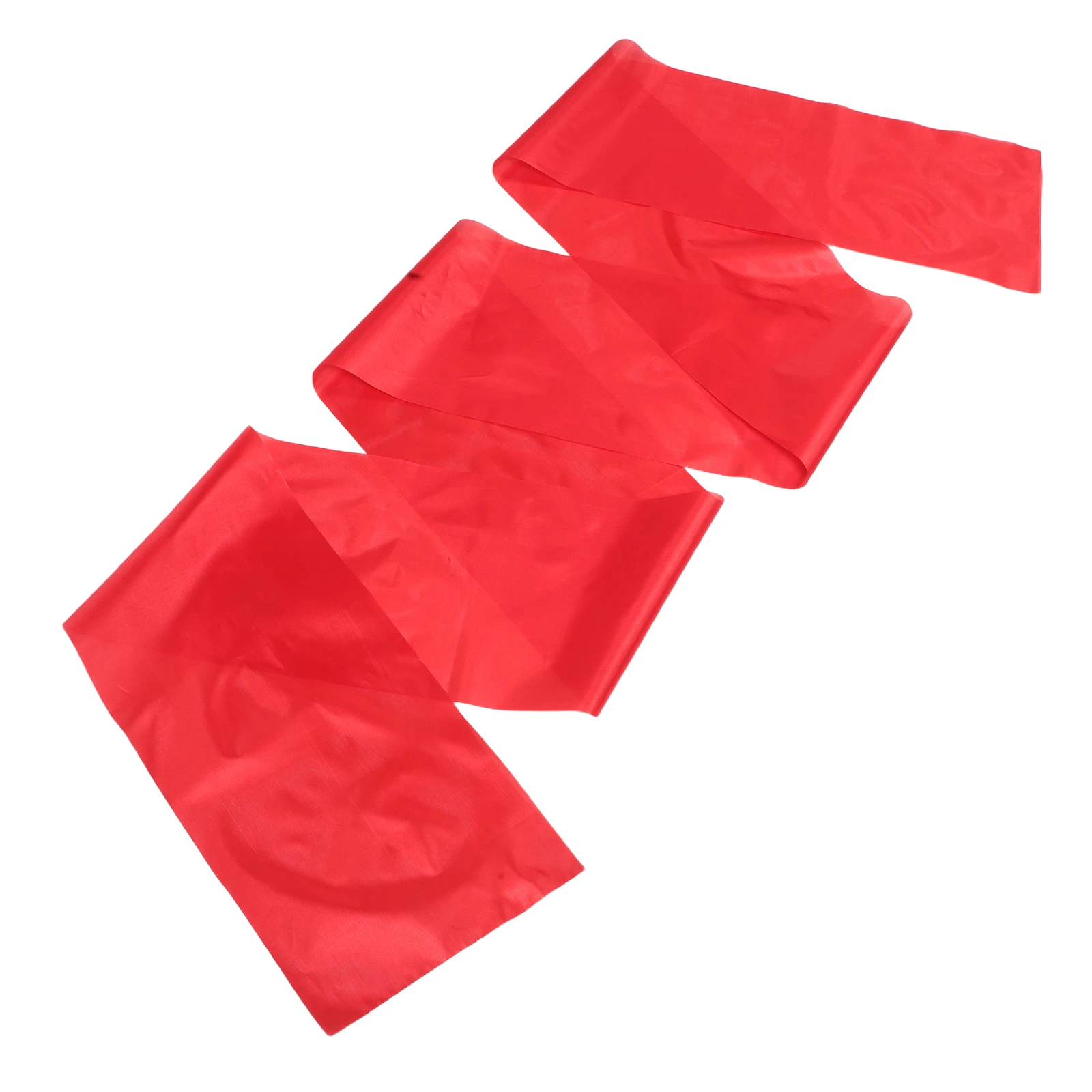

2Pcs Red Ribbon Waist Drumsticks Kids Percussion Mallets Long Dance Sleeves Air Drum Sticks For Kids Durable Powerful Strikes