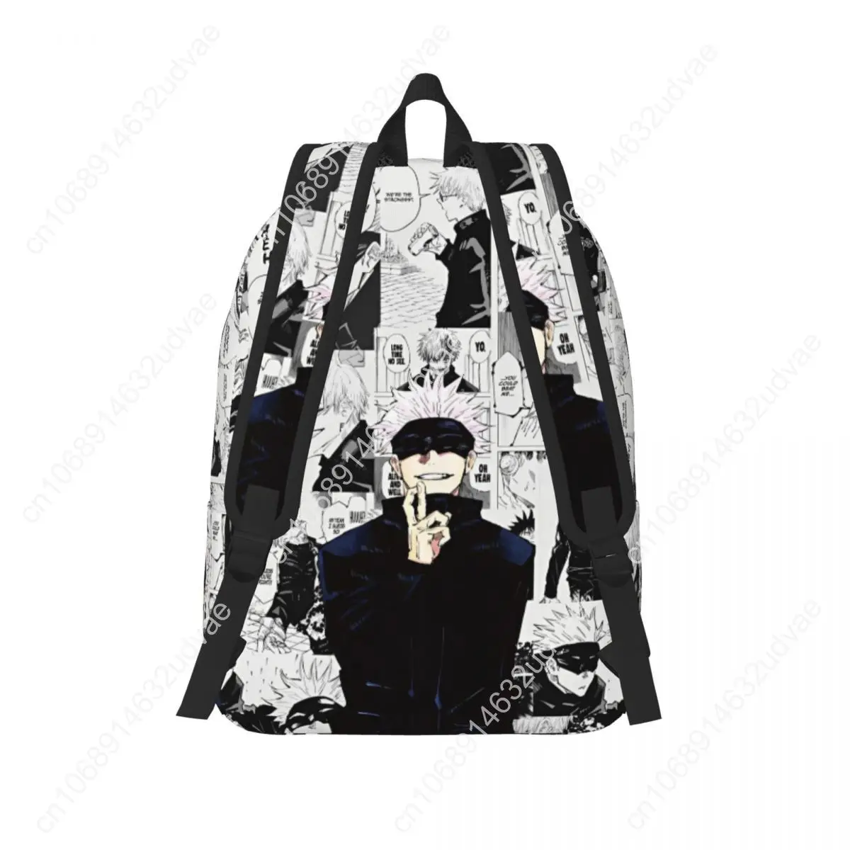 Anime Satoru Gojo Teenage Backpack Lightweight High School Work Handsome Japanese Daypack for Men Women College Shoulder Bag