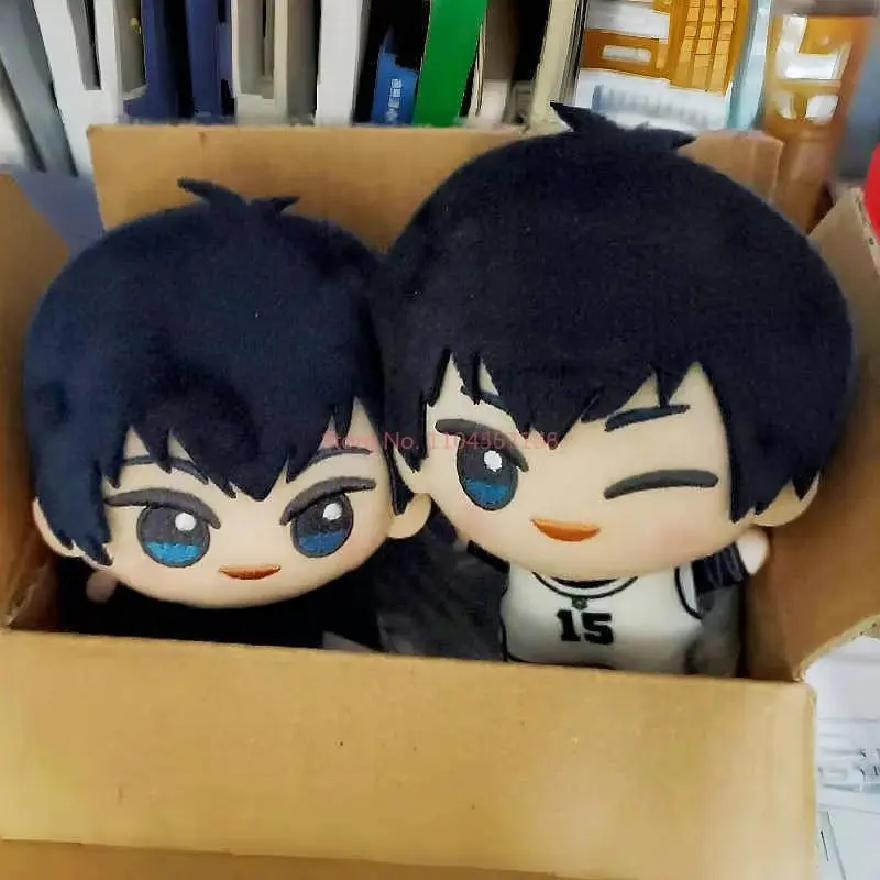 Blue Lock Anime Plush Keyring 10cm Isagi Yoichi Nagi Seishiro Soft Doll Pendant Puppet Gift For Collection