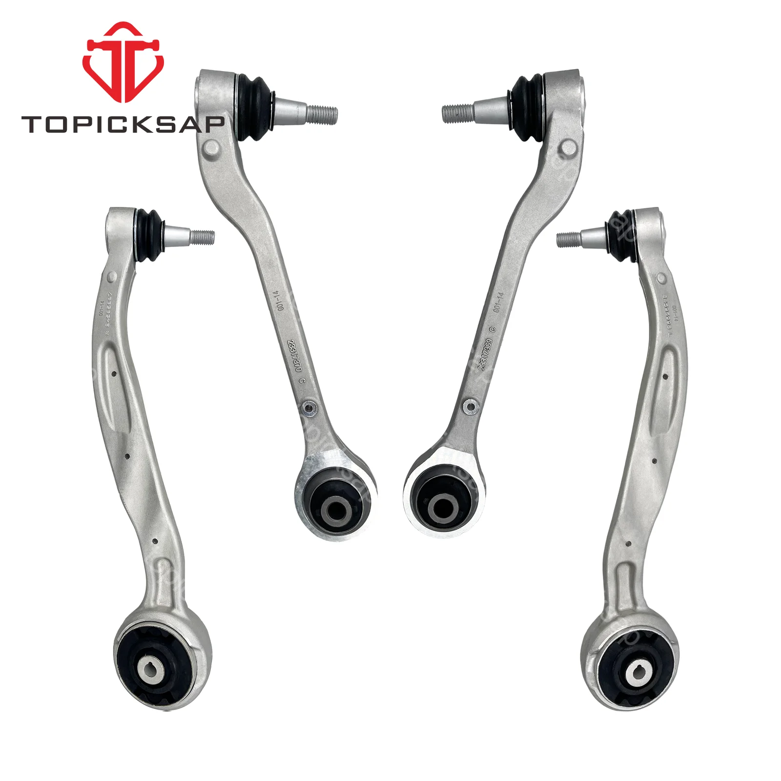 TOPICKSAP 4pcs Kits Front Lower Control Arms Front LH RH Suspension for Chevrolet Camaro 2016 2017 2018 2019 2020 2021 23317365