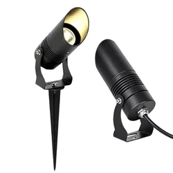 LED COB Garden Lighting 3W 5W 7W 10W Outdoor Spike Lawn Lamp Waterproof Lighting Garden Path Spotlights AC110V 220V DC12V