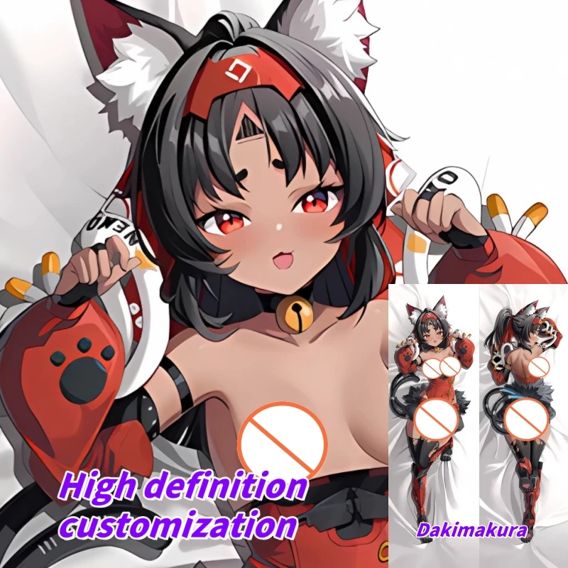 

Dakimakura аниме Zenless Zone Zero Nekomiya Mana двусторонний принт наволочка для тела в натуральную величину постельные принадлежности подарки