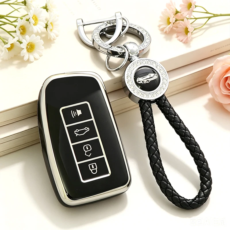 Shell Fob For Lexus NX IS RX ES GX LX LS UX GS 200 260 300 350 NX200 NX300 RX350 ES300 TPU Car Remote Key Case Cover Accessories