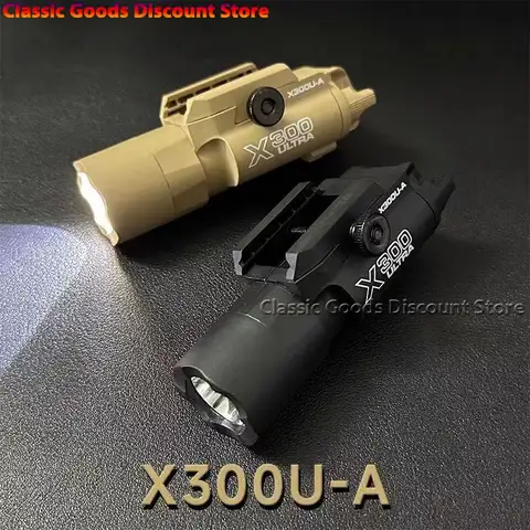 Tactical Light X300 X300U Nylon Pistol Gun Strobe LED Light Fit 20mm Rail Airsoft Hanging Hunting Flashlight