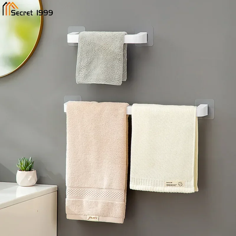 Bathroom Slipper Shelf Punch Free Wall Mount Shoes Hanger Rack Towel Storage Shelf Space Saving Shelves Bathroom Accessories