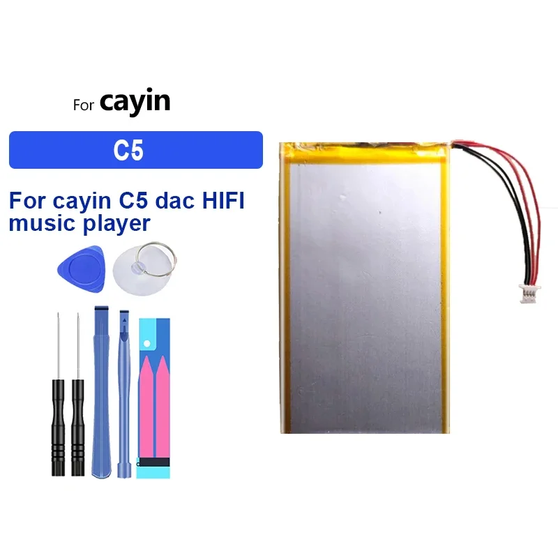 High Capacity Battery 3400mAh-5900mAh for Cayin N3 Calyx m i5 N6ii A01 N6 Mk2 C5 dac Portable batteries