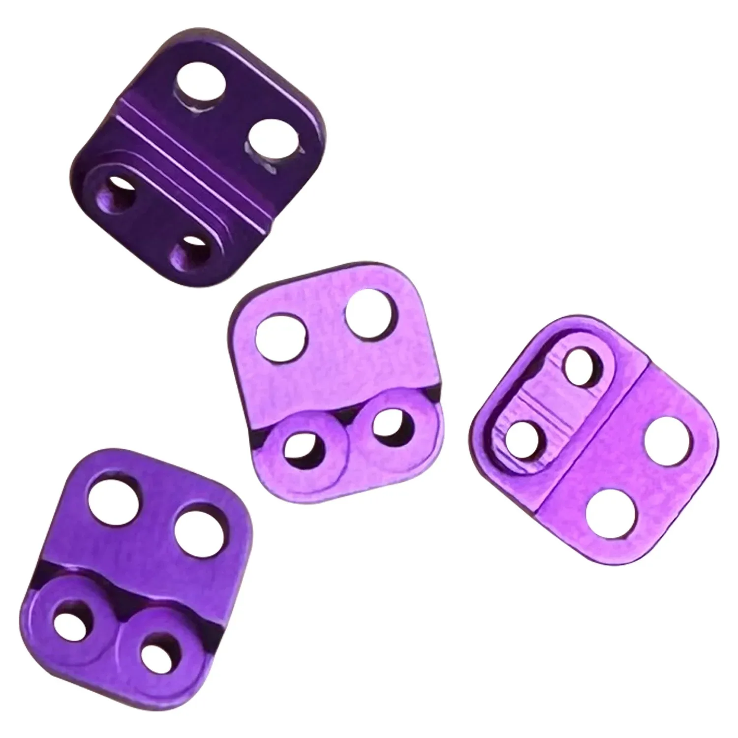 4pcs Aluminum Front Rear Shock Towers Mount For 1/30 RC Crawler AXIAL SCX30 Ford Bronco JEEP WRANGLER JLU Upgrade Parts