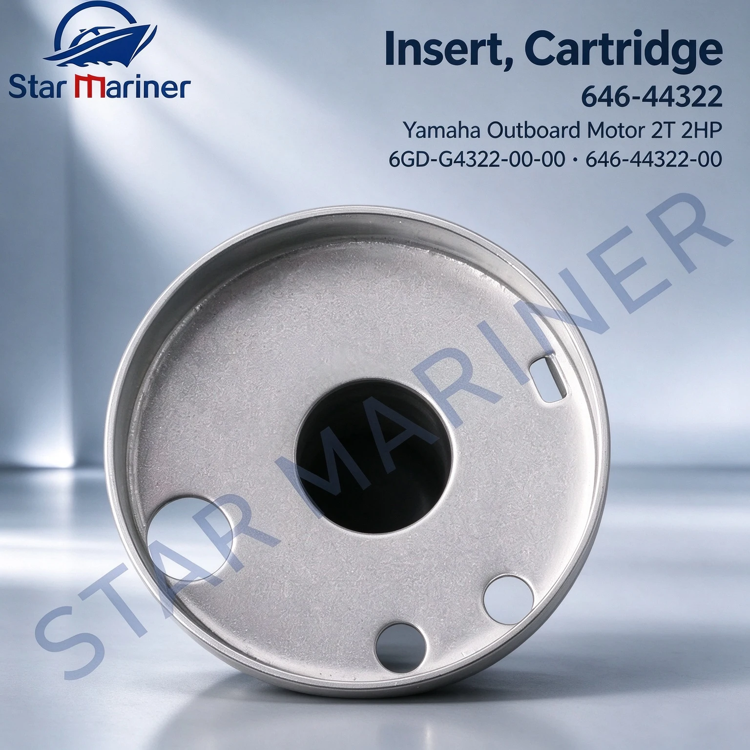 Outboard Engine Parts Cartridge Insert 646-44322 6GD-G4322-00-00 For Yamaha Outboard Motor 2T 2HP Boat Engine Accessories