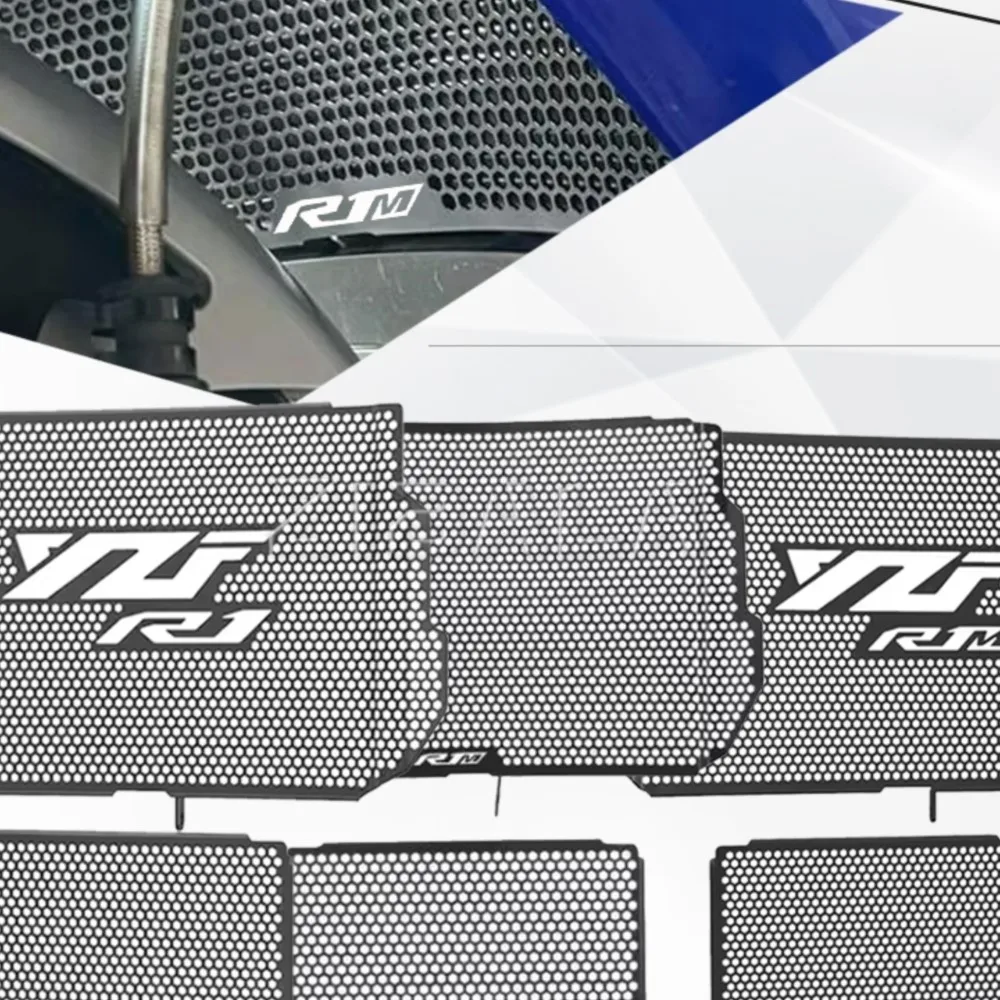 Motorcycle FOR YAMAHA YZFR1 YZFR1M YZF-R1 YZF-R1M YZF R1M R1 2015 - 2024 Radiator Grille Guard Cover Protection Grill Protector