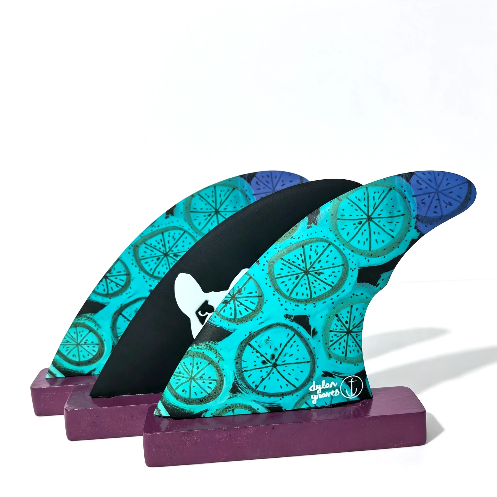 4.7/3-Set   Branded Surfboard Fins, Fins, Surfboard Accessories, Surfboard Tail Fins