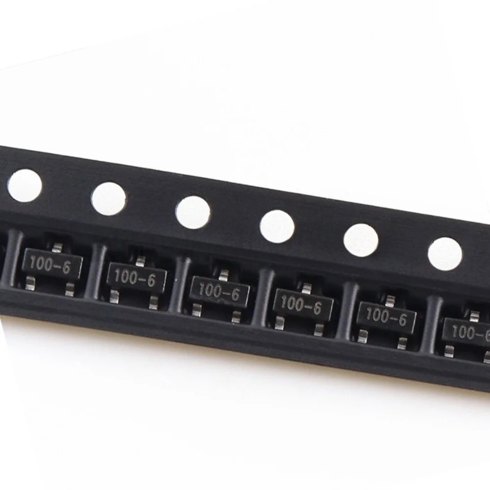 200pcs MCR100-6 SOT-23 SCR Thyristor Silicon Controlled Rectifier Marking 100-6 for Dimmer