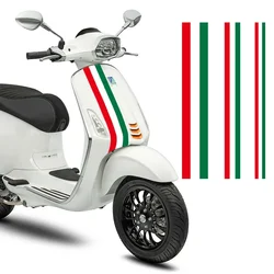 Itália Motocicleta Adesivo Refletivo, Decalque para Vespa, Piaggio, Zip, Mp3, Perolado, Hidro Mergulhando Filme, Espírito Besta, Medley Acessórios
