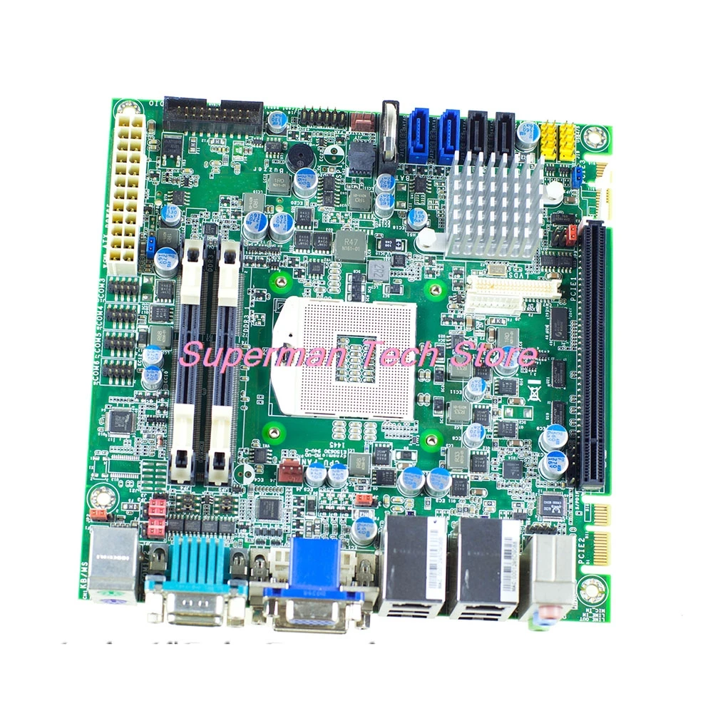 Industrial Control Embedded Motherboard HR100-CRM QM67 ITX 17x17cm