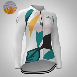 siroko Women Cycling Jersey Pro Team 2024 Uniform Cycle Road Bike Winter Thermal Fleece Clothing Sportswear Mtb Short Clothes