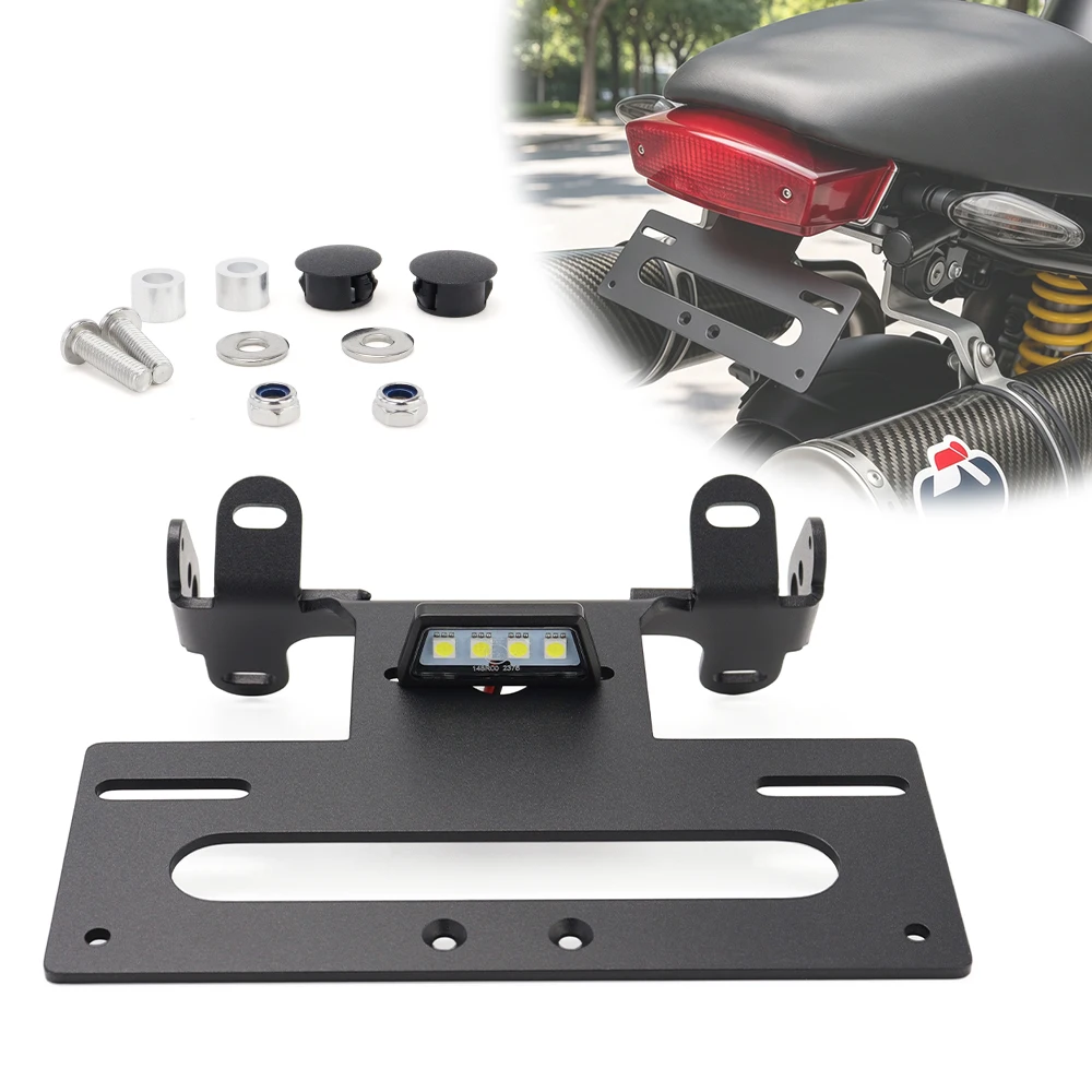 Fit For Ducati Monster 400 620 695 750 800 900 1000 S2 S2r S4 S4r License Plate Holder Bracket Rear Tail Tidy Fender Eliminator