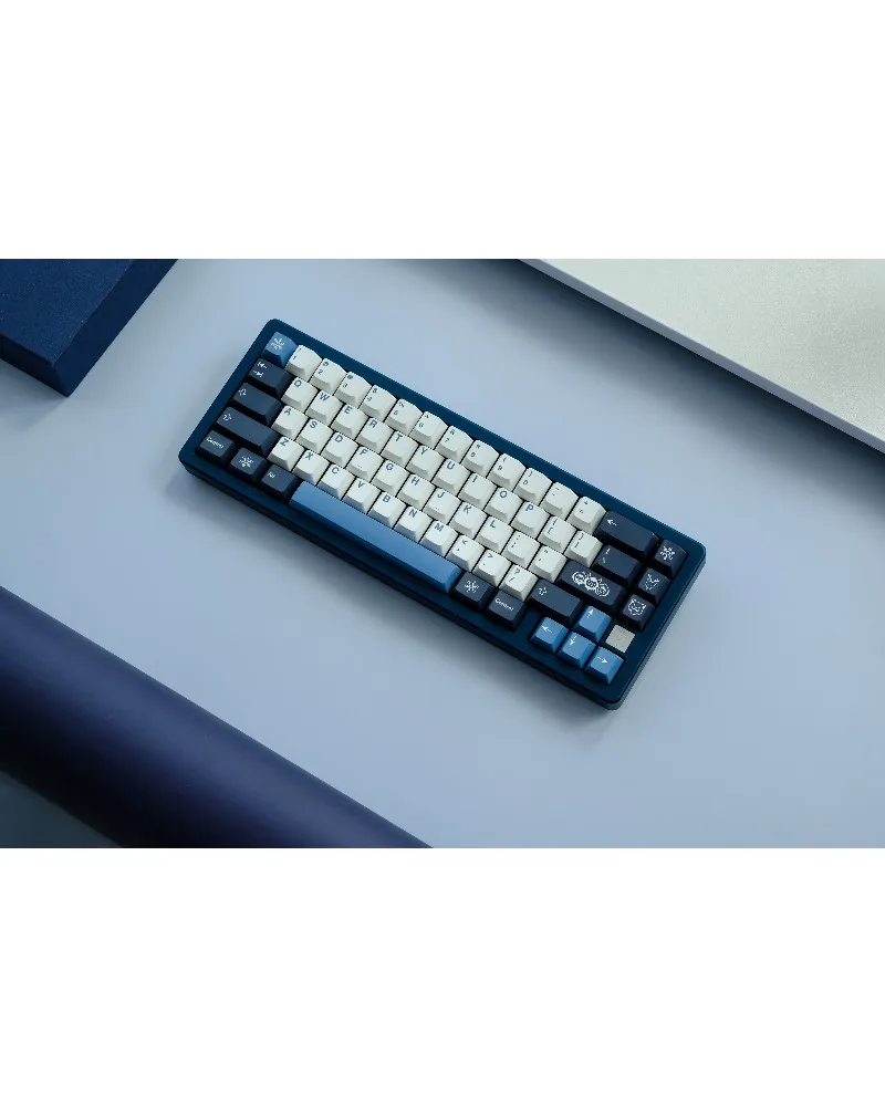 A full set of PBT original highly sublimated mechanical keyboard keycaps