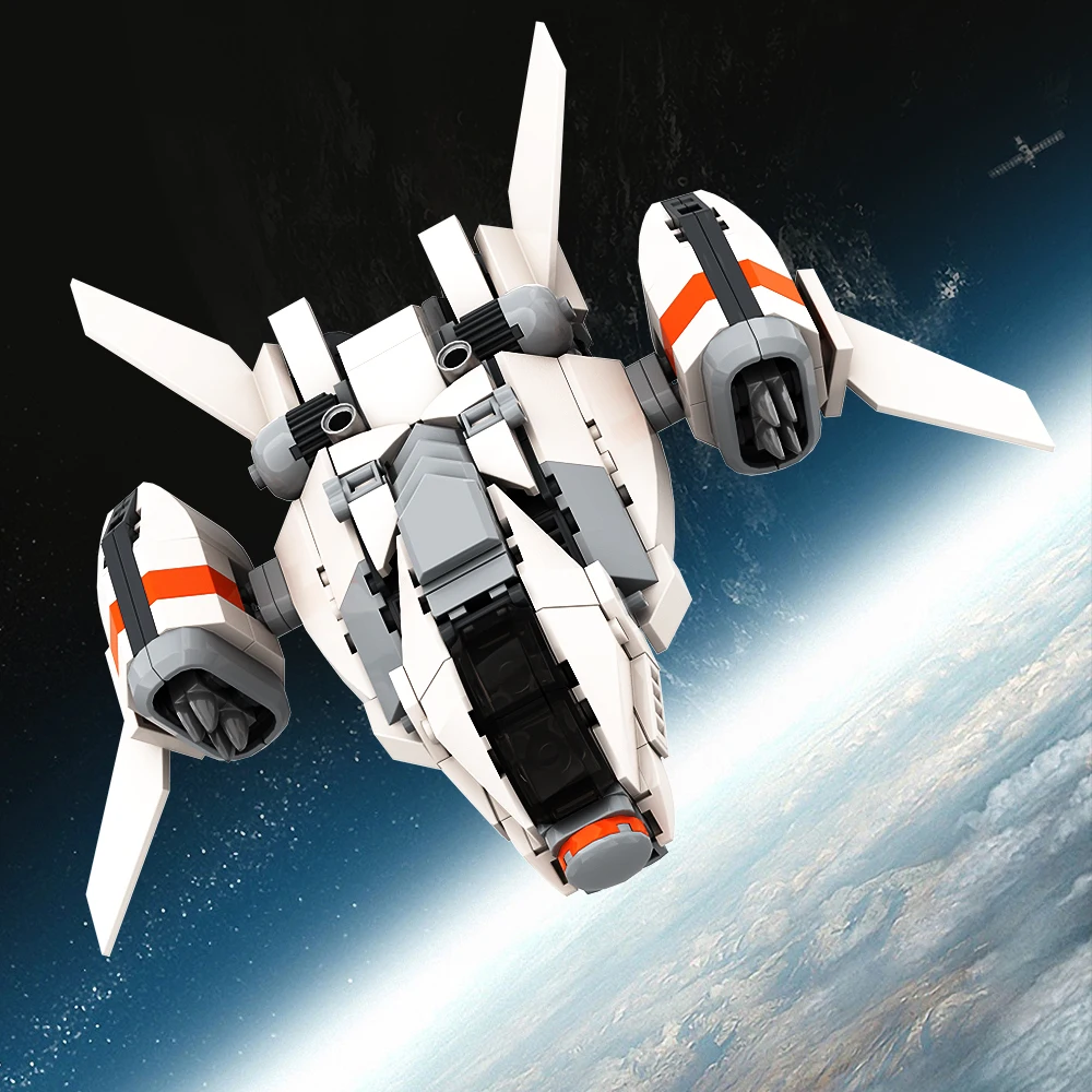 MOC 軍事シリーズ十字軍艦載戦闘機ビルディングブロック航空戦闘機 DIY モデルレンガのおもちゃキッズギフト