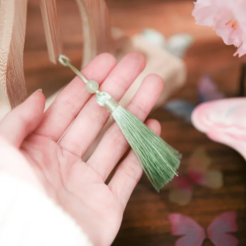 Chinese Style Butterfly Shaped Fan Costume Photography Paired with Prop Tassel Fan - Image 4