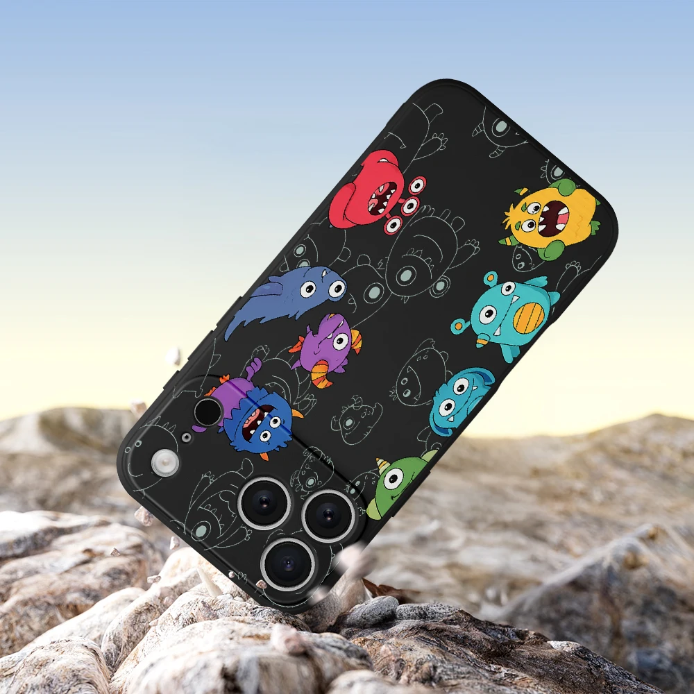 حافظة لهاتف آيفون 17 برو ماكس 17 إير 16 15 14 13 12 11 برو ماكس XS Max7 8 Plus 16e 16 Plus غطاء من البولي يوريثان