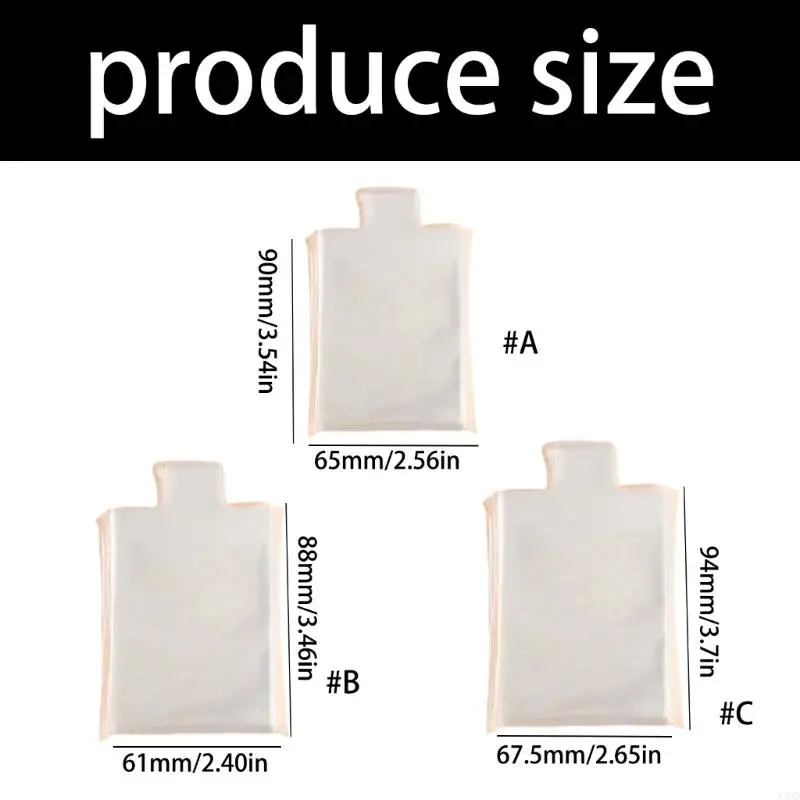 J2hd 100 pacotes mangas cartão resistentes a rasgos, puxar, superfícies elevadas, proteção texto, mangas