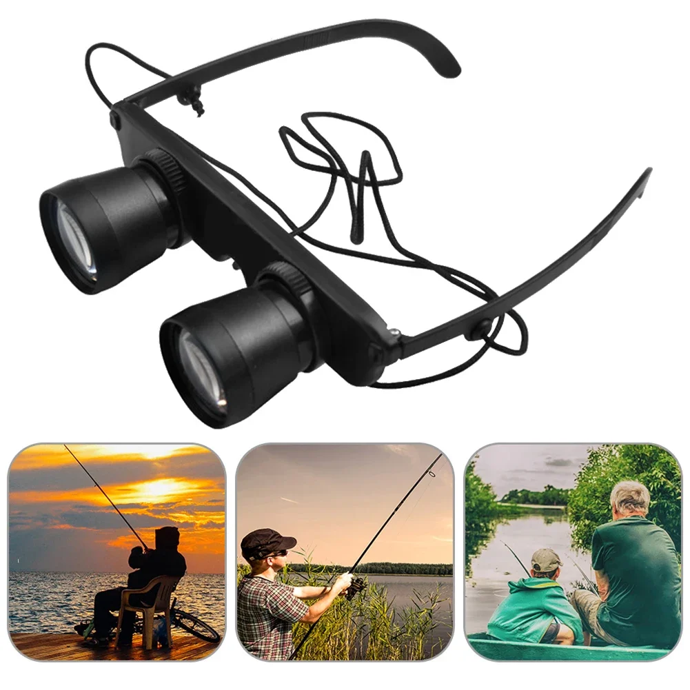 Telescopio da pesca occhiali con Zoom regolabile binocolo da pesca lente in resina ottica lente d\'ingrandimento portatile per esterni per la