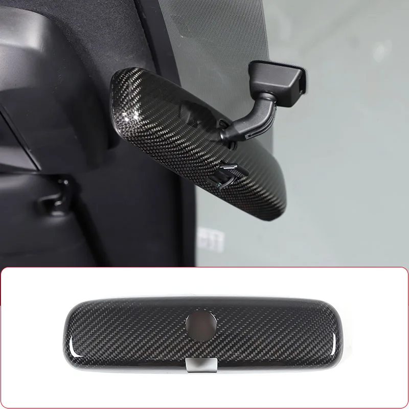 

For Toyota 86 2022-2023 For Subaru BRZ 2022-2023 Real Carbon Fiber Car indoor Rearview Mirror Cover Trim Sticker Car Accessories