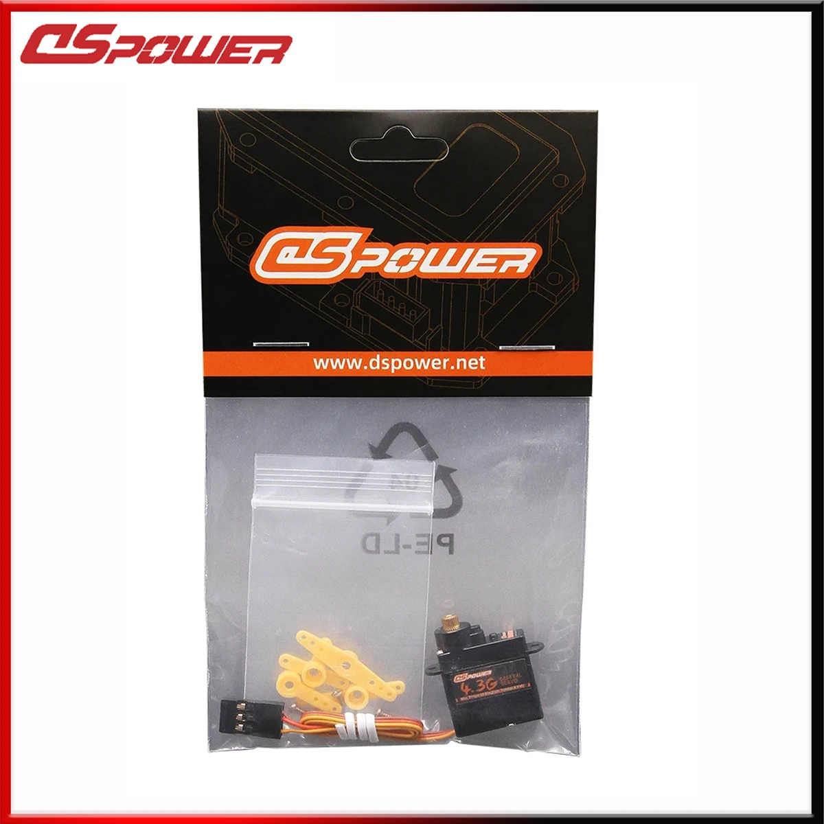 DSPOWER-Micro Servo Numérique, Engrenage D.lique pour Voiture RC, AiranaPartners, Hélicoptère à Ailes, Bateau, Avion, Robot, 4.3g