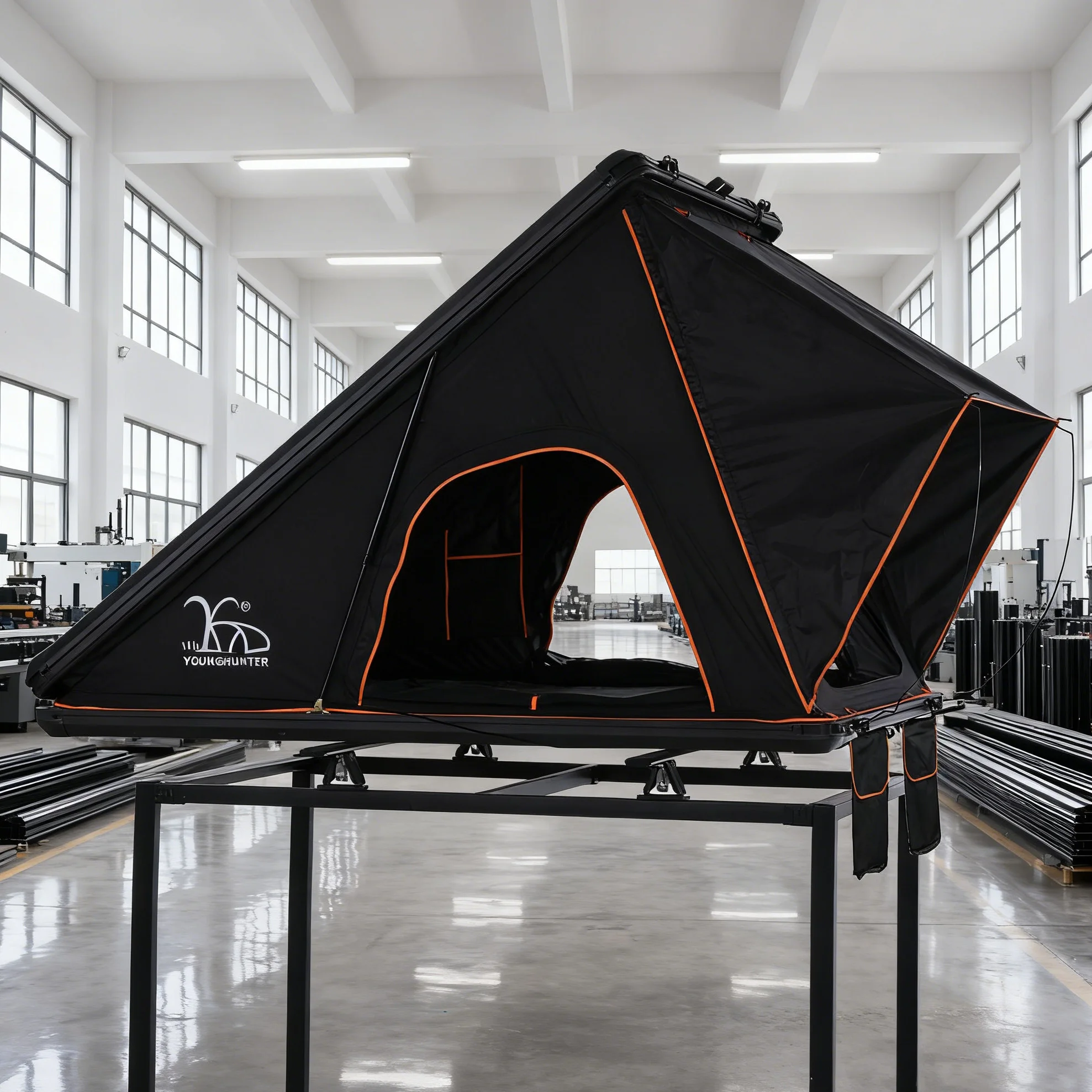 

Внедорожные мероприятия Открытый кемпинг Треугольная алюминиевая внедорожная палатка с твердым корпусом на крыше