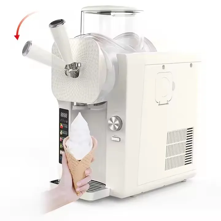 &* Compressor Ice Cream & Slushie Maker For Home Use - 2L Capacity 30-Min Quick Freeze LED Display Easy Clean (CE Certified)